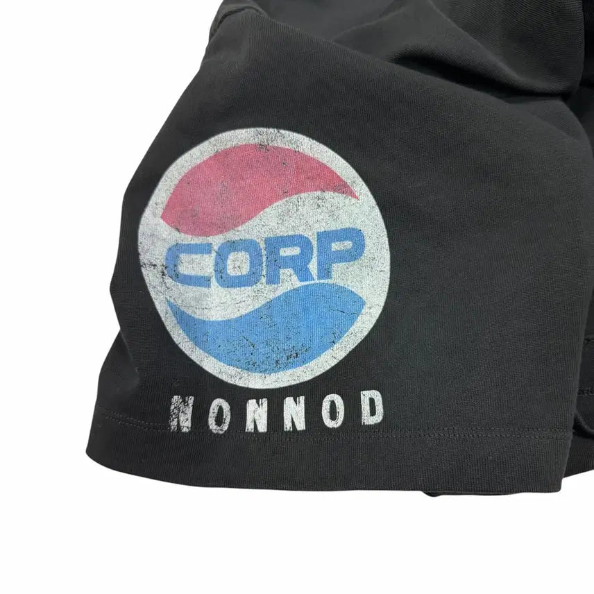 [SOLD OUT] NONNOD 논노드 소프트 드링크 반팔티 워시드 블랙 2