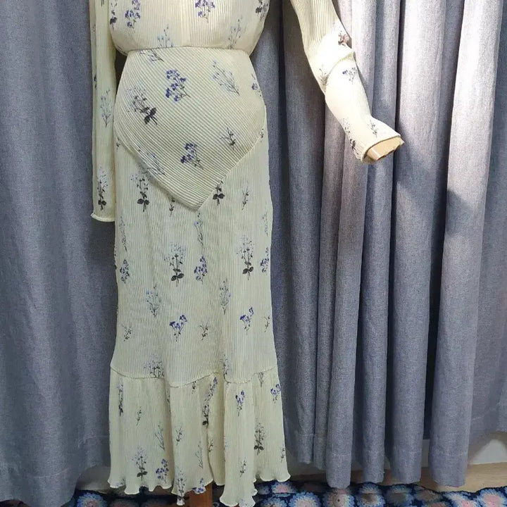 [BUNJANG] Self-Portrait Pleated Maxi Dress / S셀프포트레이트 플리츠 맥시원피스