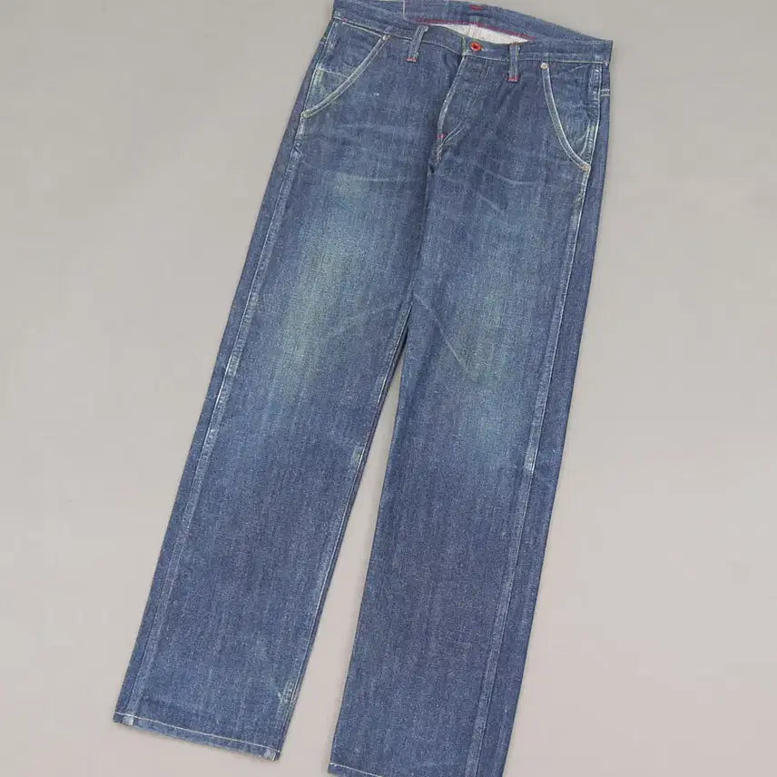[BUNJANG] BURGUS PLUS 12.7oz Broken Twill Logger Denim Pants / BURGUS PLUS 버거스플러스 12.7oz 브로큰트윌 로거데님30인치