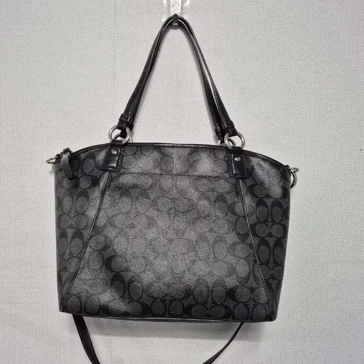 [BUNJANG] Coach Signature Black Tote Bag / 코치 시그니처 블랙 숄더백 토트백