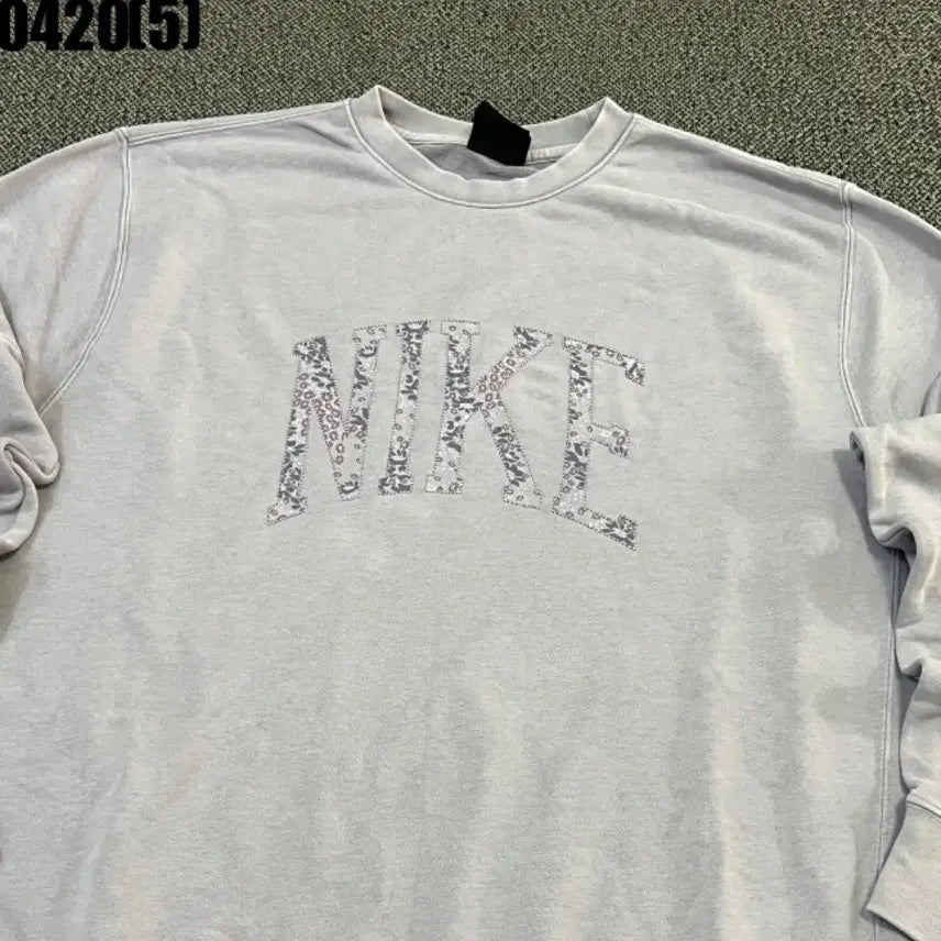 [BUNJANG] Nike Flower Logo Sweatshirt Lavender 2XL / 나이키 플라워 로고 맨투맨 라벤더2xl 0420