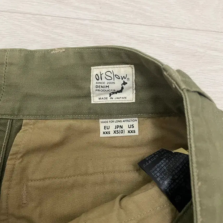 [BUNJANG] OrSlow M47 Cargo Pants Size 0 / 오어슬로우 m47팬츠 0사이즈