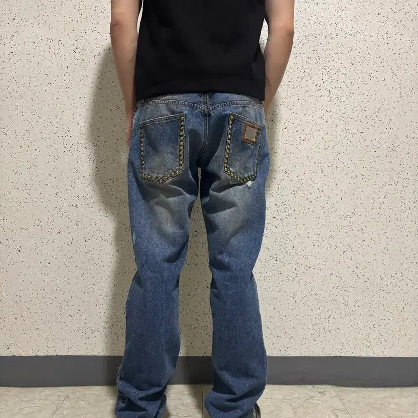 [BUNJANG] Dolce &amp; Gabbana Studded Pants / 돌체앤가바나 스터드 장식 팬츠 48