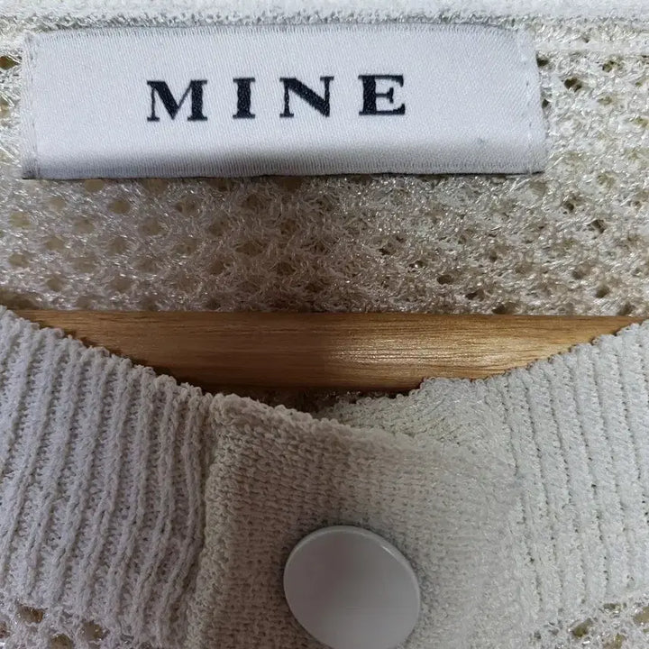 [BUNJANG] MINE Ivory See-through Cardigan / MINE 아이보리 시스루 가디건