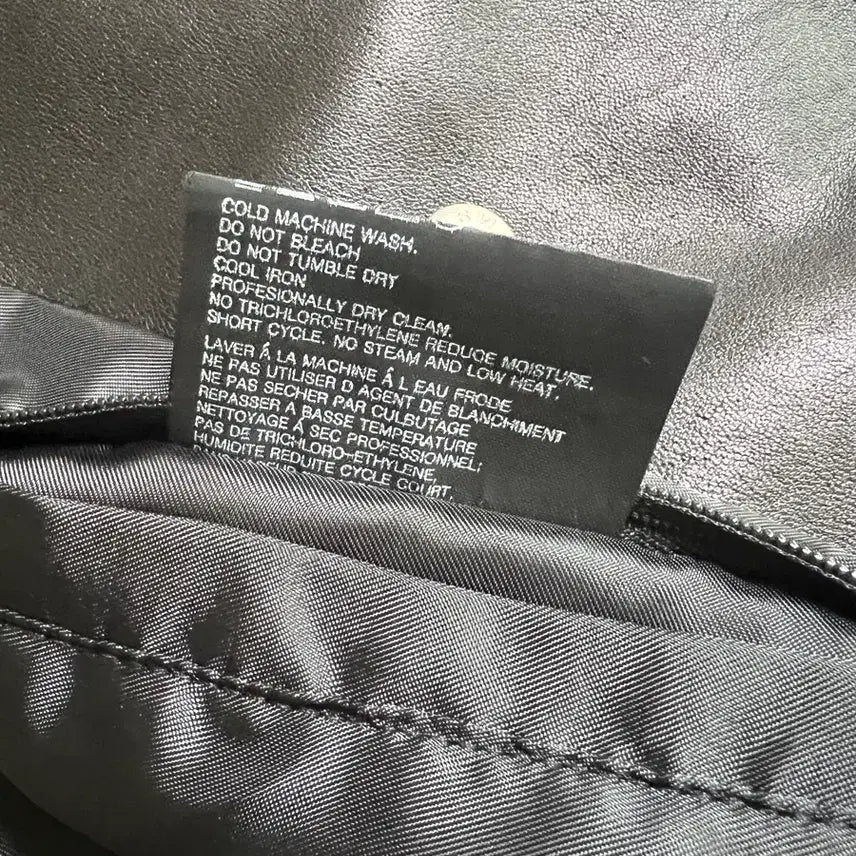 [BUNJANG] Neil Barrett Leather Paneled Biker Jacket / [M] 닐바렛 정품 레더 배색 라이더 재킷 자켓