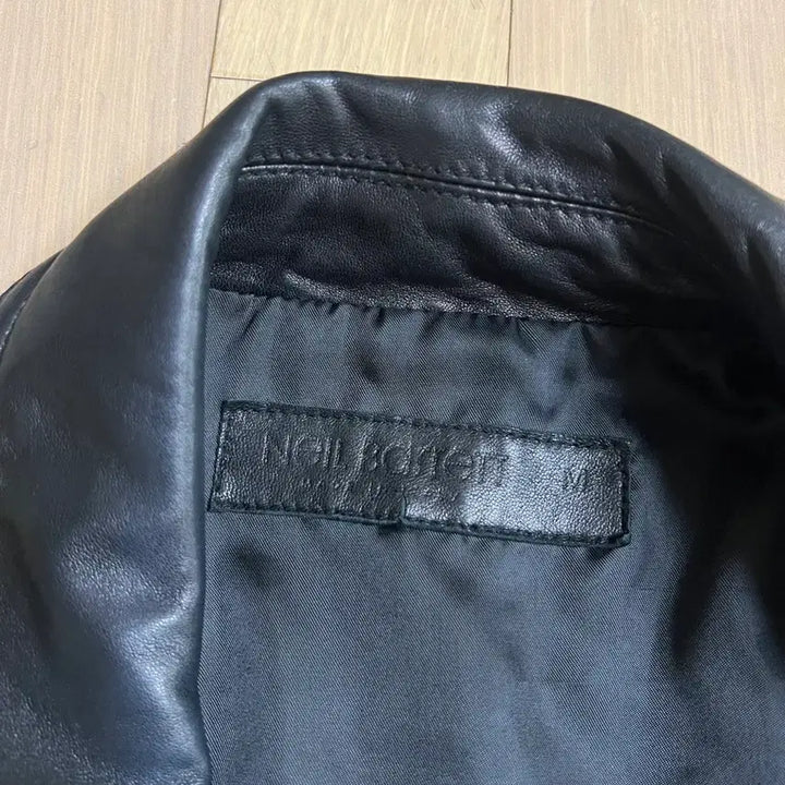 [BUNJANG] Neil Barrett Leather Paneled Biker Jacket / [M] 닐바렛 정품 레더 배색 라이더 재킷 자켓