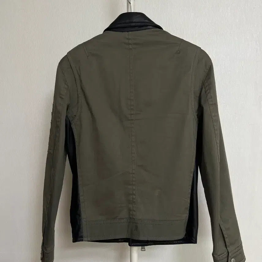 [BUNJANG] Neil Barrett Leather Paneled Biker Jacket / [M] 닐바렛 정품 레더 배색 라이더 재킷 자켓