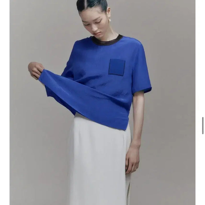 [SOLD OUT] KUHO 구호 23 니트포켓 슬리브 블라우스 85