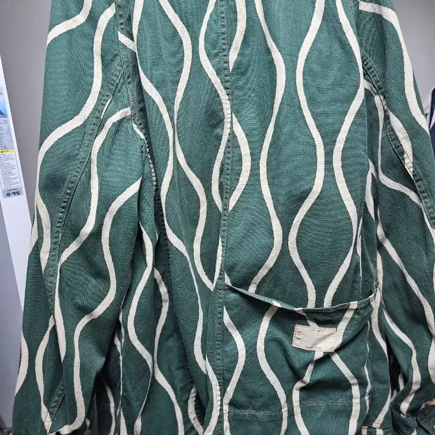 [SOLD OUT] kapital 캐피탈 그린 웨이브 데님 자켓셋업 105~110