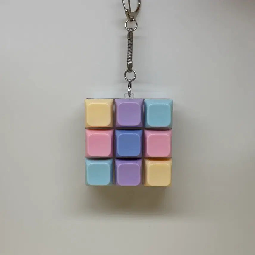 [SOLD OUT] 9구 파스텔 키캡키링 키보드키링