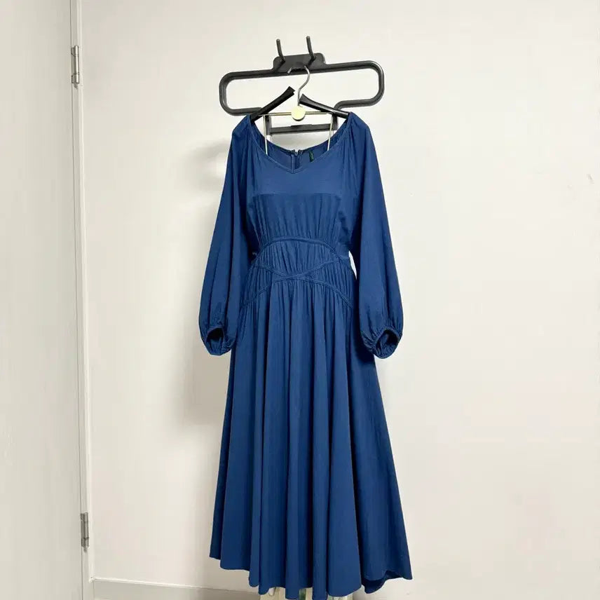 [BUNJANG] Benetton Dark Blue Midi Dress / 베네통원피스