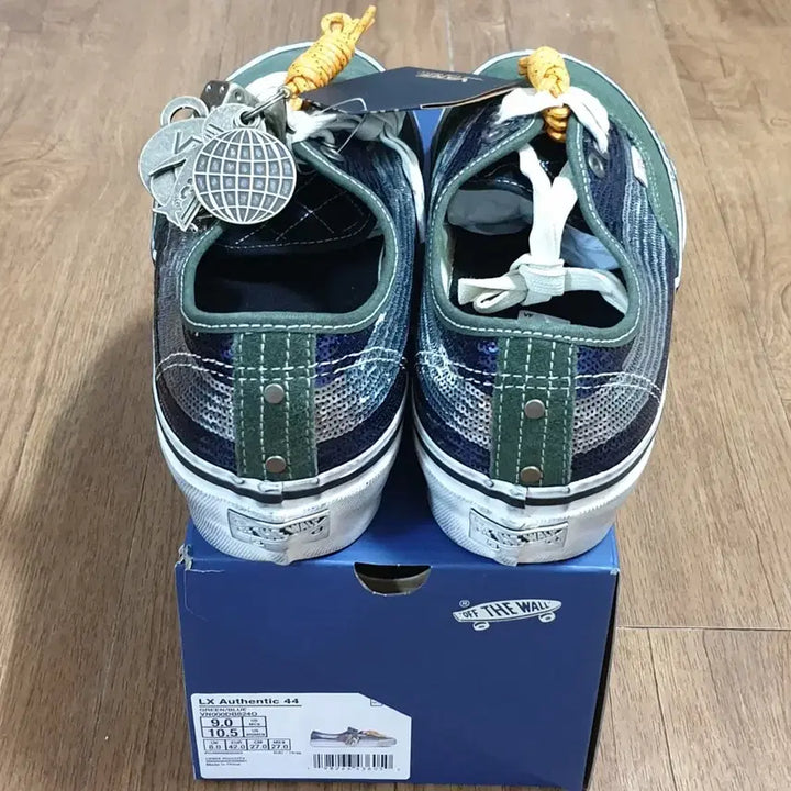 [BUNJANG] Vans LX Authentic 44 Charm Green Blue Sneakers / [270]반스 LX 어센틱 44 참스 그린 블루