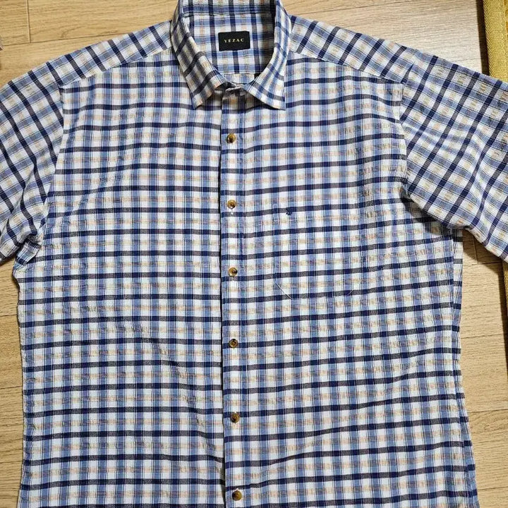 [BUNJANG] Yejak Checkered Shirt (Size 105) / 예작 체크 셔츠 남방 105