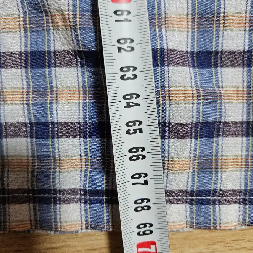 [BUNJANG] Yejak Checkered Shirt (Size 105) / 예작 체크 셔츠 남방 105