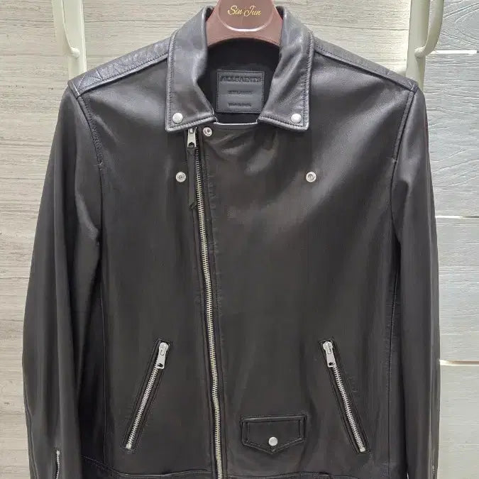 [BUNJANG] AllSaints Milo Leather Jacket XXL / 올세인츠 밀로 가죽 자켓 XXL