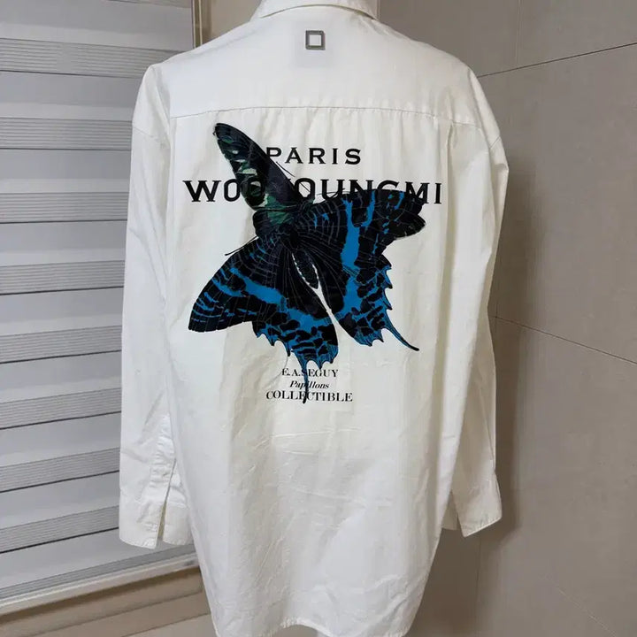 [SOLD OUT] 우영미 WYM 백로고 화이트 셔츠 44사이즈