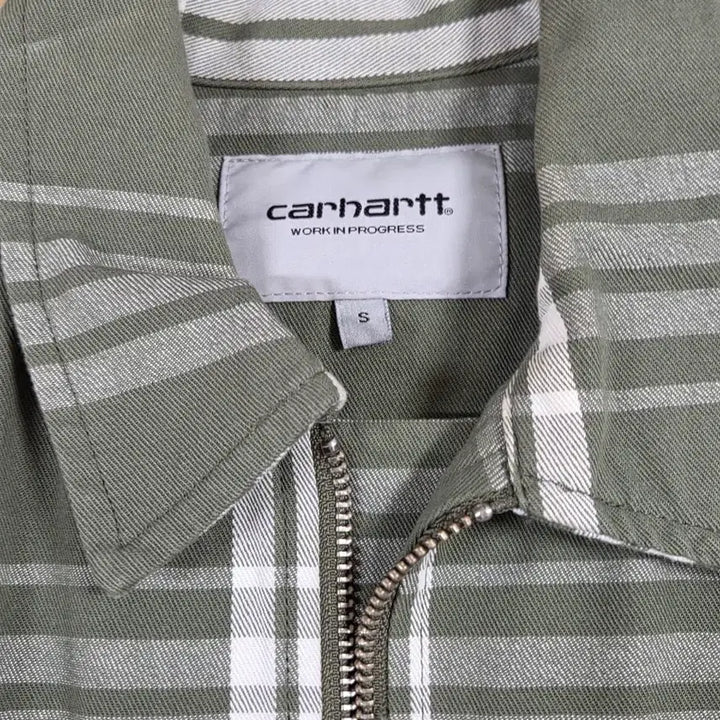 [BUNJANG] Carhartt WIP Green Check Shirt Jacket S / 칼하트 윕 그린체크 셔츠자켓 S