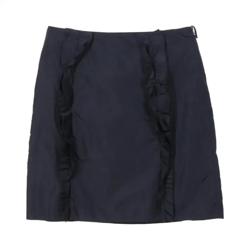 [BUNJANG] [정품] 프라다 PRADA 아카이브 나일론 러플 스커트 (40) / [정품] 프라다 PRADA 아카이브 나일론 러플 스커트 (40)