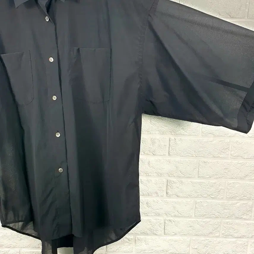[BUNJANG] Issey Miyake Oversized See-Through Shirt / [55-66]이세이미야케 오버핏 시스루 셔츠