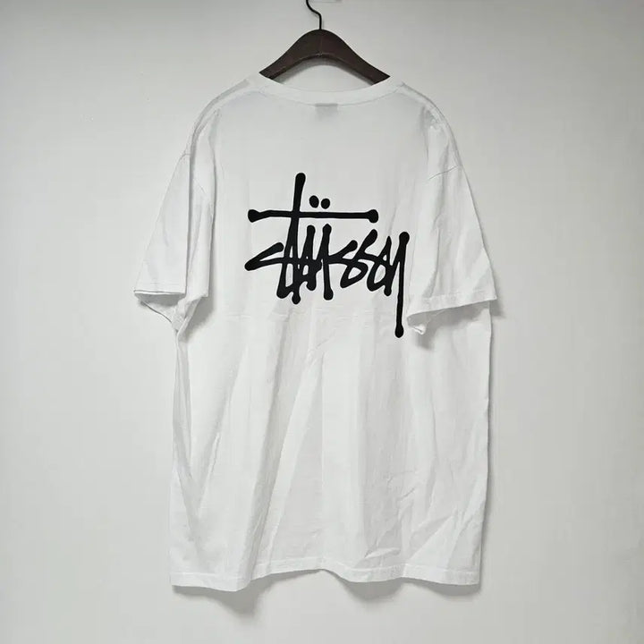 [BUNJANG] Stussy White T-Shirt (XL) / 스투시 화이트 반팔 티셔츠 새상품