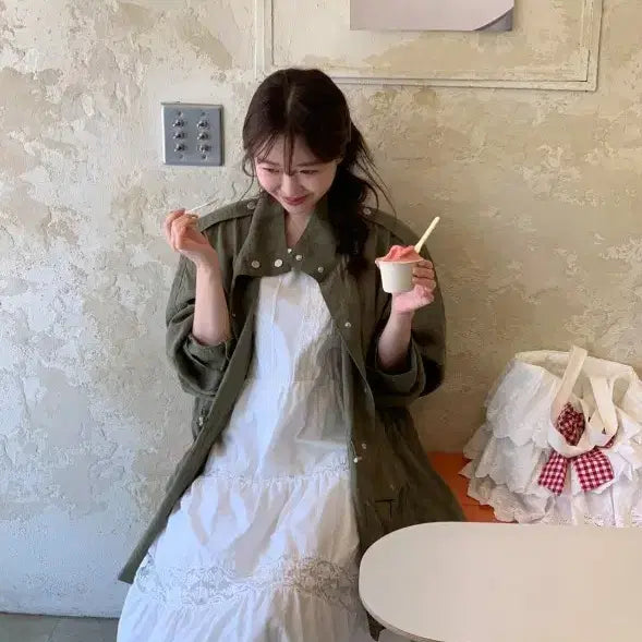 [BUNJANG] Bicini Linen Field Jacket / 바이씨니 린넨야상