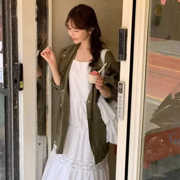[BUNJANG] Bicini Linen Field Jacket / 바이씨니 린넨야상