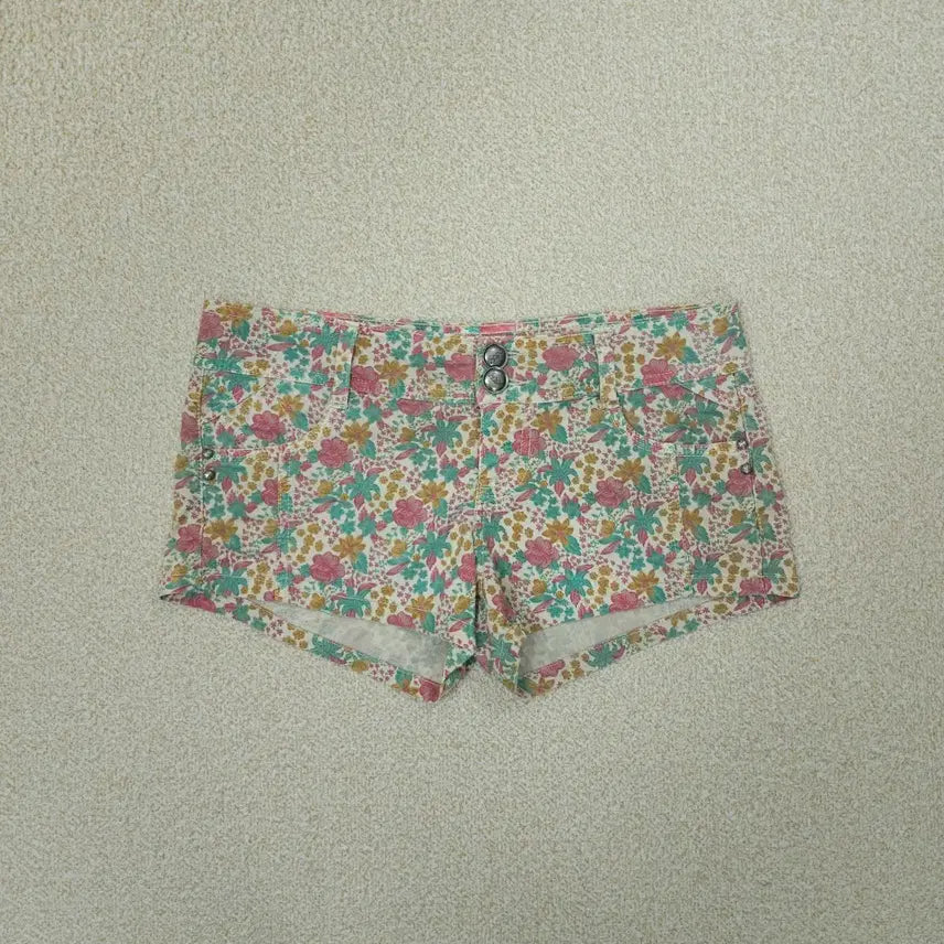 [BUNJANG] Vintage Floral Print Shorts / (EUR36)여성 반바지 숏팬츠 플라워 빈티지 바캉스 W3099