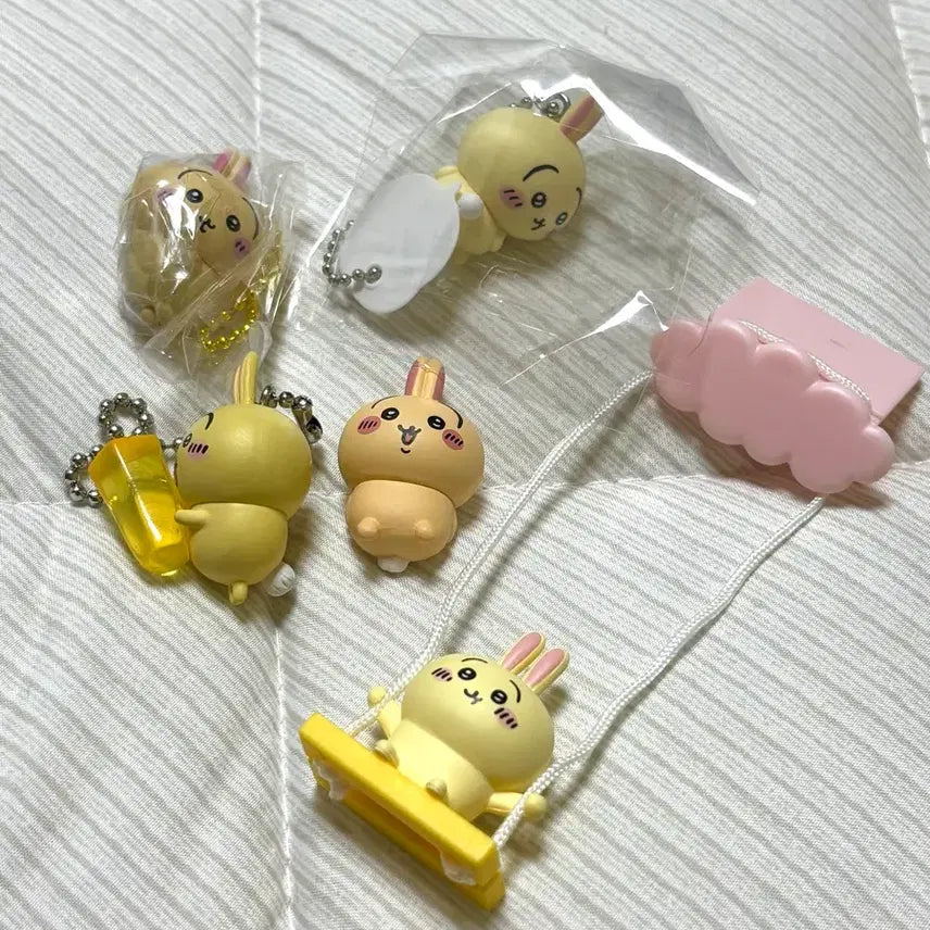 [BUNJANG] Usagi Beer Bubble Cable Keeper Gacha Bundle Set / (일괄) 우사기 맥주 말풍선 비스켓 케이블 키퍼 그네 가챠