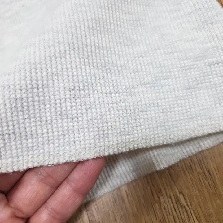 [BUNJANG] Haag Gray Waffle T-Shirt / 헤이그(haag) 그레이 와플티셔츠 55-66 새상품