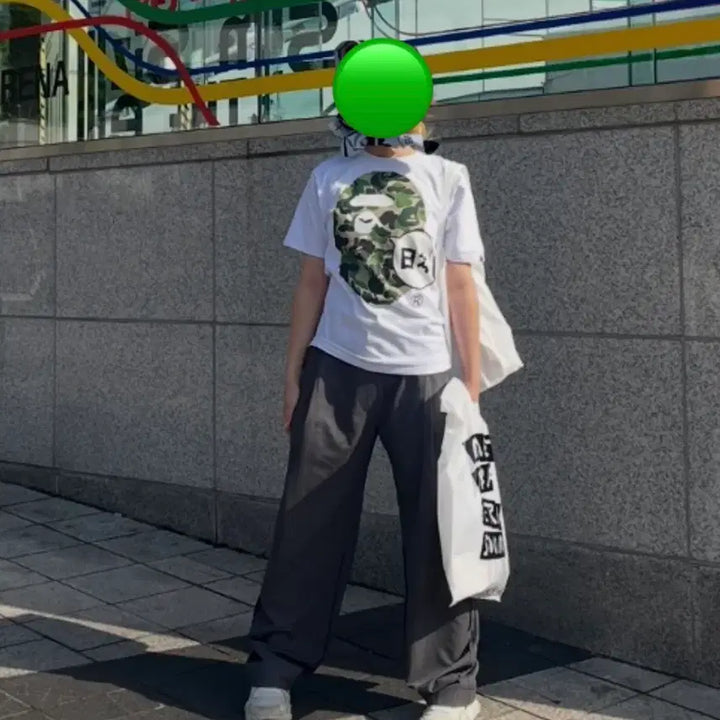 [SOLD OUT] BAPE 베이프 재팬 빅 에이프 헤드 시티 티셔츠 화이트 s