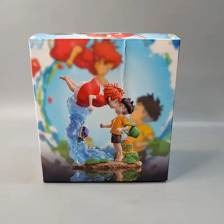 [BUNJANG] Ponyo and Sosuke Diorama Figure / 벼랑 위의 포뇨 포뇨와 소스케 디오라마 피규어