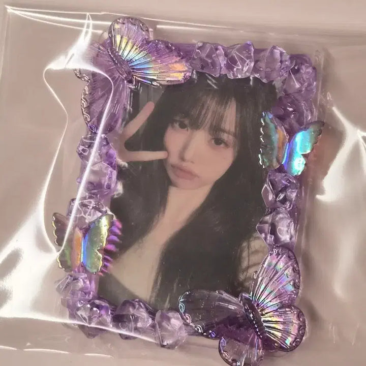[BUNJANG] Butterfly Resin Card Holder / 버터플라이 레진 탑꾸 (화려max..)