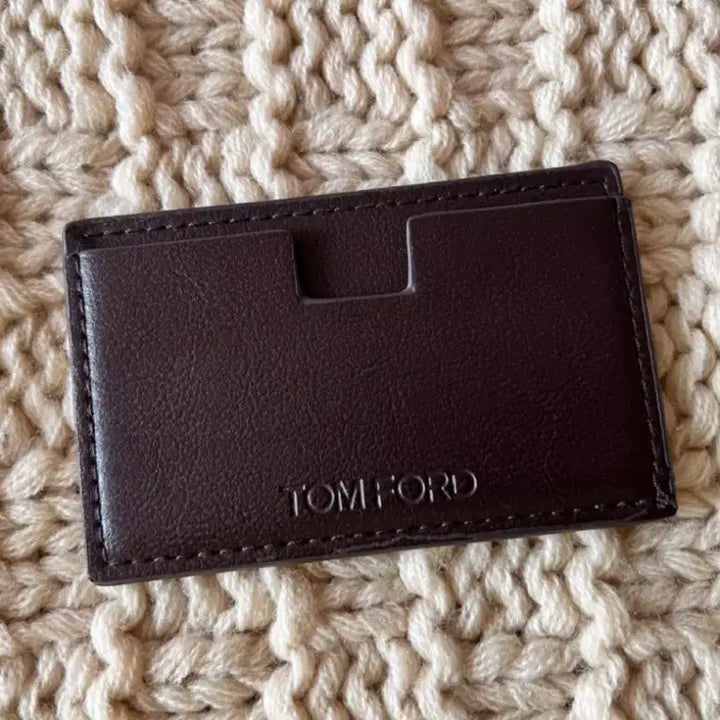[SOLD OUT] 정품)톰포드 TF 카드지갑 브라운