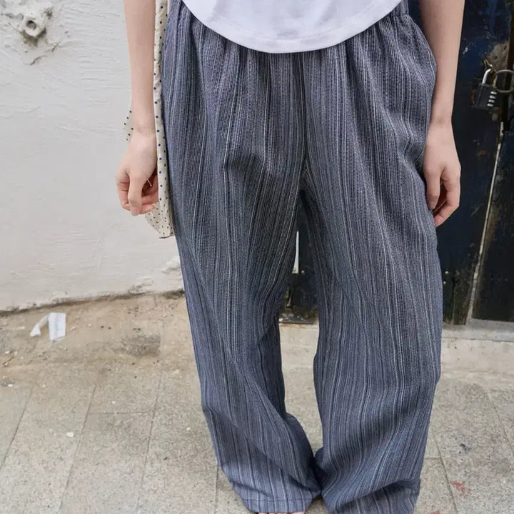 [BUNJANG] Julia Pepe Striped Pants / 줄리아페페 스트라이트 팬츠