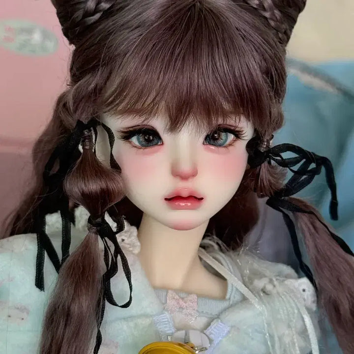 [BUNJANG] Brown Wig for MSD Doll / 구체관절인형  브라운 가발 msd