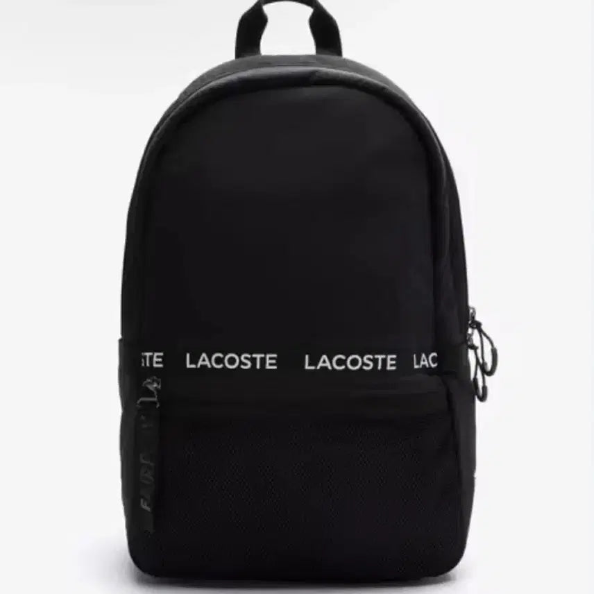 [BUNJANG] LACOSTE Freedom Logo Band Unisex Backpack Black / 택있음) LACOSTE 라코스테 프리덤 로고밴드 유니섹스 백팩 블랙 노트