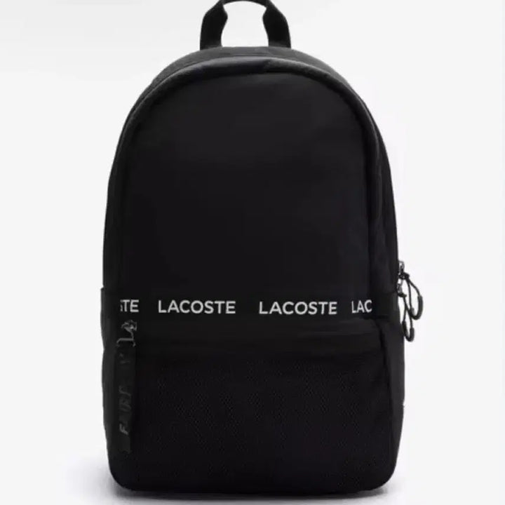 [BUNJANG] LACOSTE Freedom Logo Band Unisex Backpack Black / 택있음) LACOSTE 라코스테 프리덤 로고밴드 유니섹스 백팩 블랙 노트