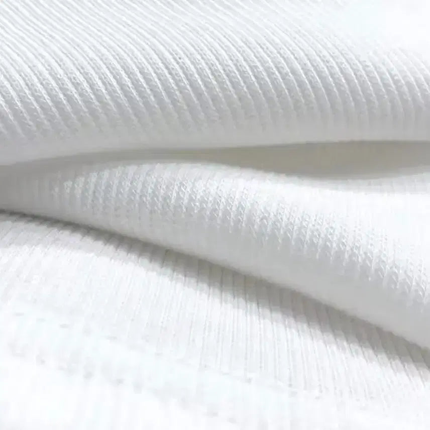 [BUNJANG] Ribbed Button Sleeveless Top Set (White/Black) / 새상품 골지 버튼 나시 (화이트/블랙)세트
