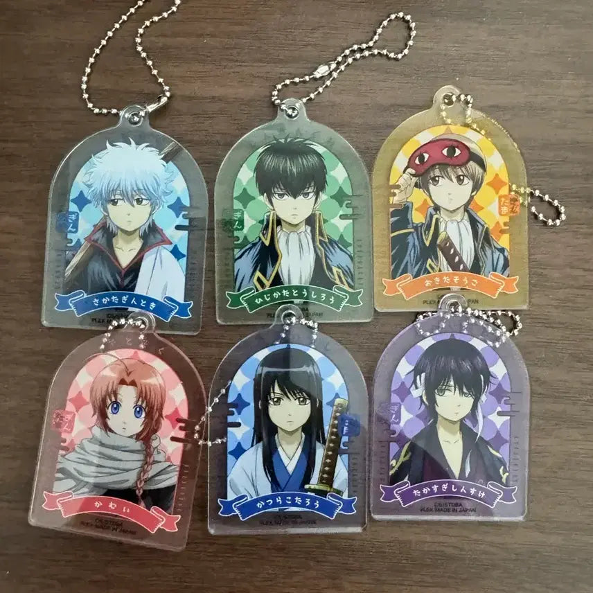 [BUNJANG] Gintama Chibi Version Acrylic Keyring / 은혼 어린 버전 유년기 치비 아크릴 키링
