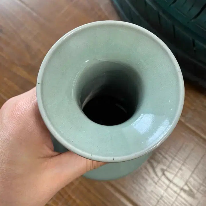 [BUNJANG] Authentic Longquan Celadon Vase - Early Qing Dynasty / 진품 청나라초기용천요
