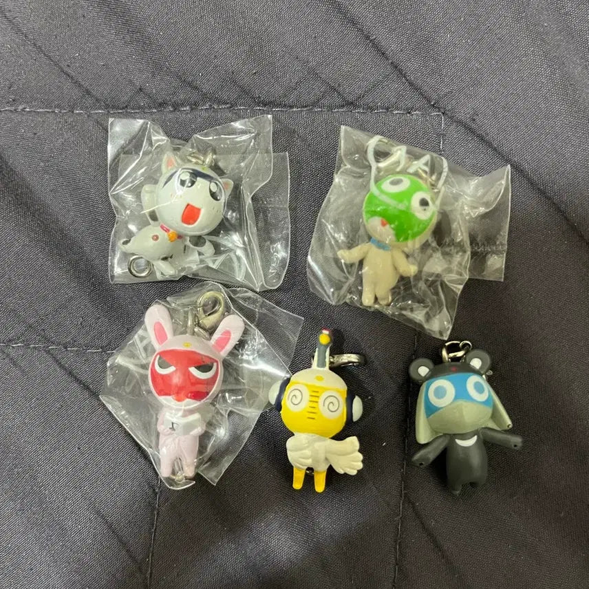 [BUNJANG] Keroro Animals Keychain Bundle Set / 케로로 동물 키링 줄줄이 판매