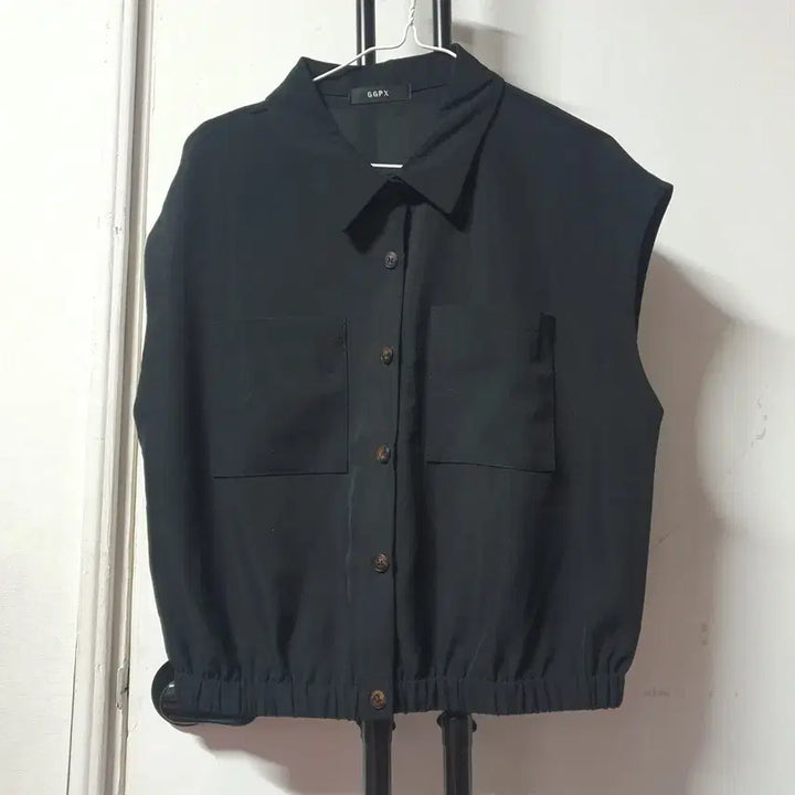 [SOLD OUT] GGPX 민소매 블라우스 블랙 여성77