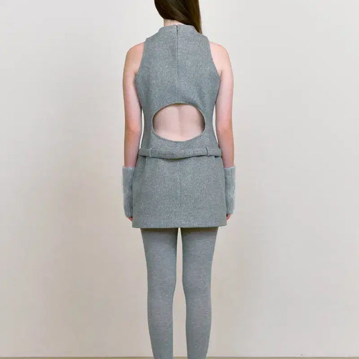 [BUNJANG] 페인추얼 Cut-out Sleeveless Halter dress / 페인추얼 Cut-out Sleeveless Halter dress