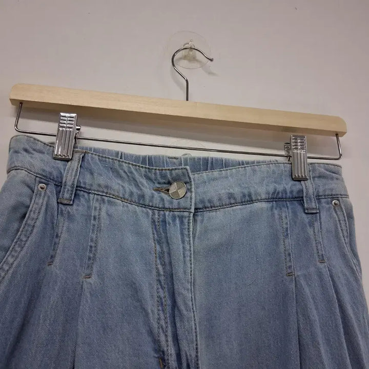 [BUNJANG] AtG Wide Denim Pants / The AtG 연청 와이드 데님 팬츠 55  봄 여름 착용