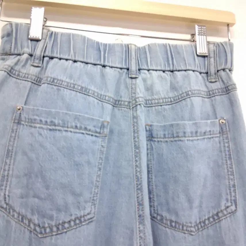 [BUNJANG] AtG Wide Denim Pants / The AtG 연청 와이드 데님 팬츠 55  봄 여름 착용