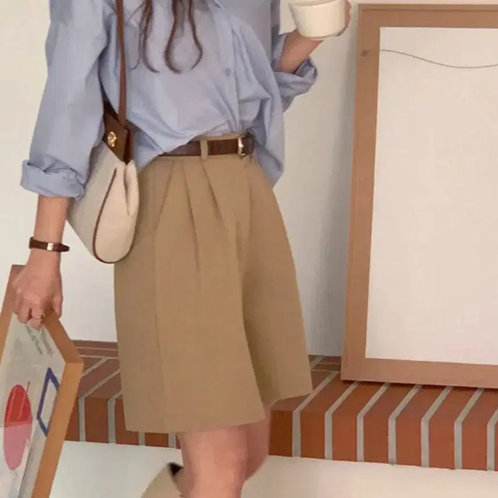 [BUNJANG] Andmore Deep Page Bermuda Shorts / 앤드모어 딥페이지 버뮤다반바지