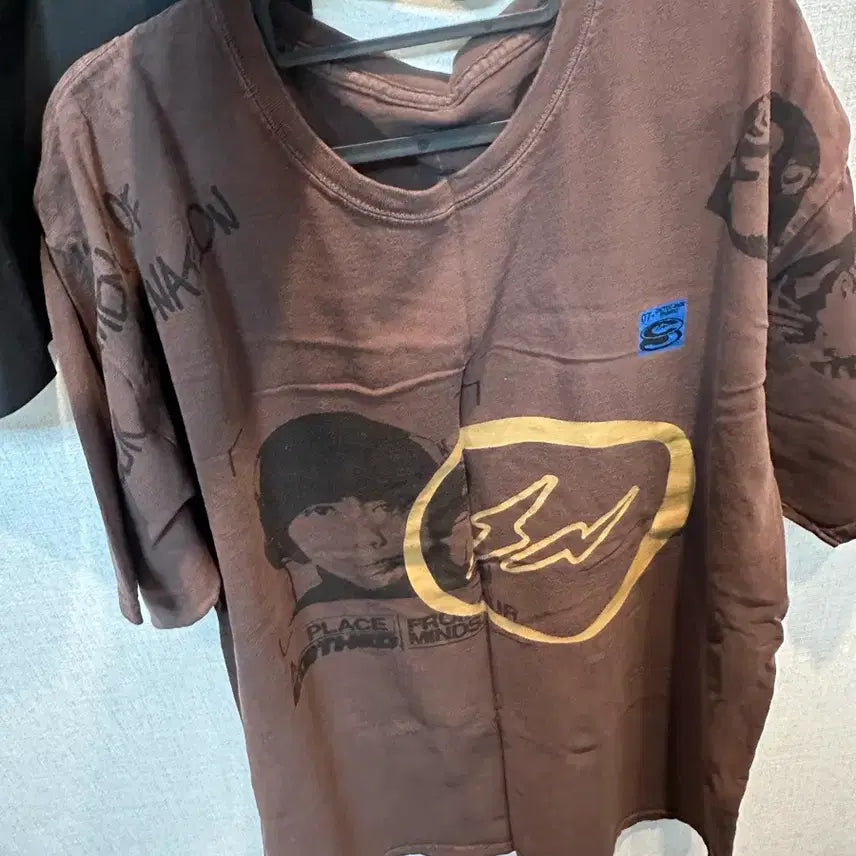 [BUNJANG] Cactus Jack Brown T-shirt XL / 캑터스잭 반팔 XL