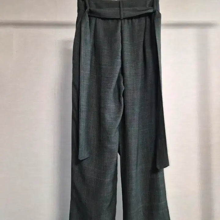 [SOLD OUT] 새옷 랩 디자인 와이드 팬츠 회색