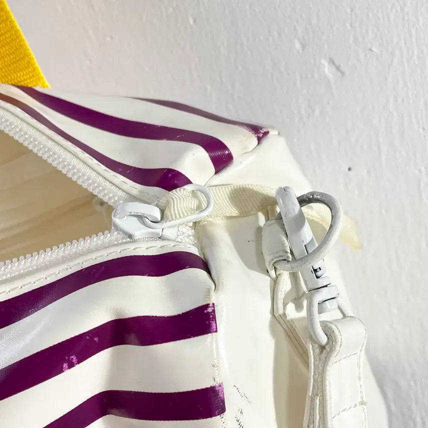 [BUNJANG] PORTER Marine Stripe Mini Boston Bag / 포터 마린 스트라이프 미니 보스턴백 PORTER