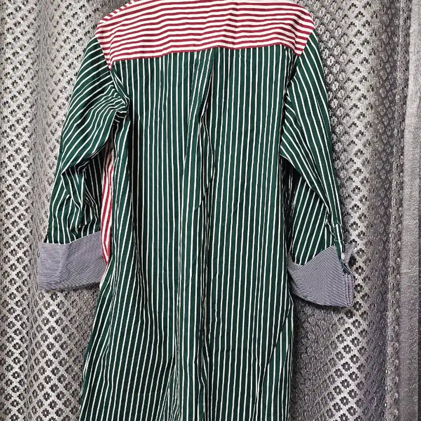 [SOLD OUT] 자라 컬러 블록 스트라이프 셔츠